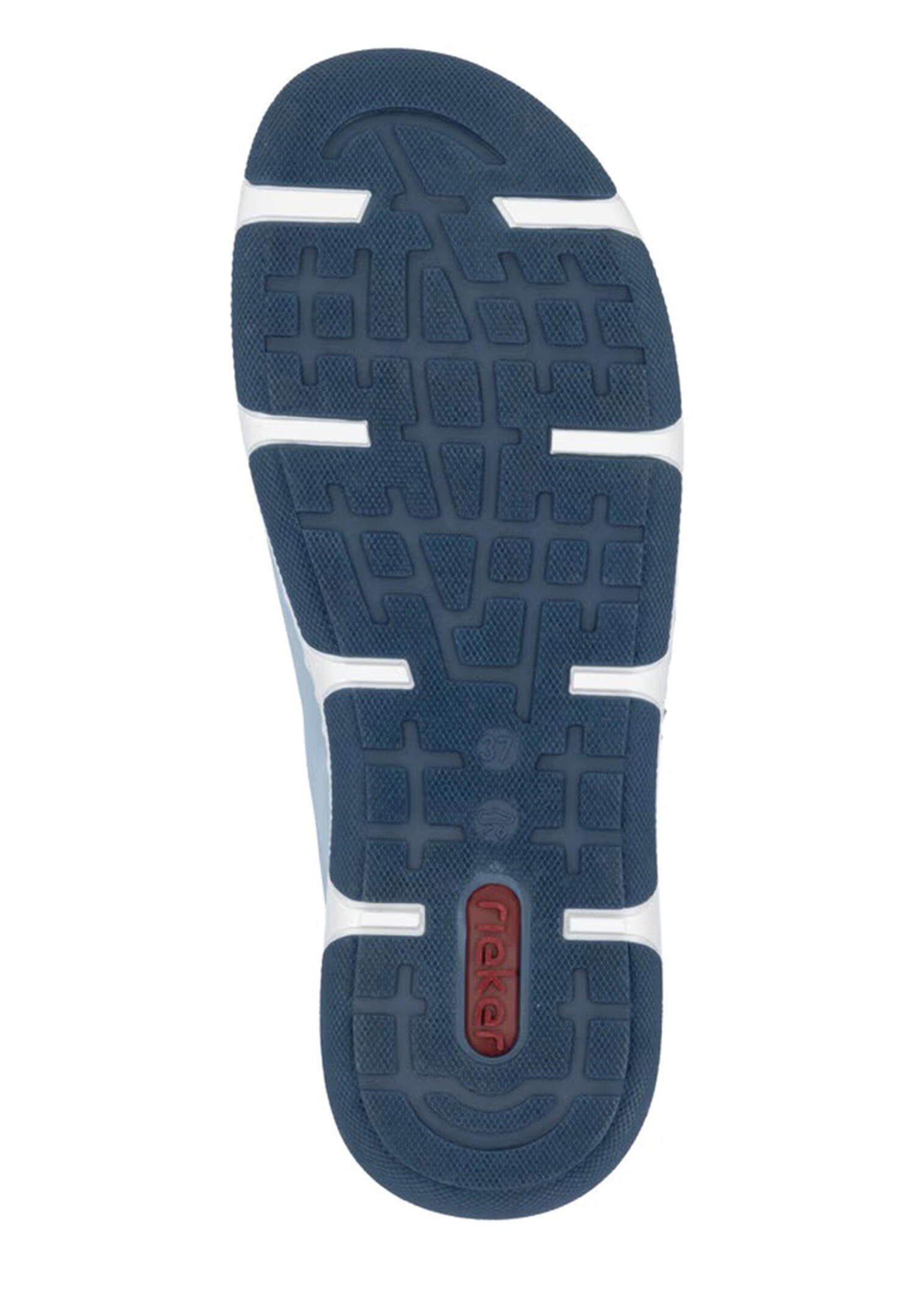 Rieker Damen Halbschuh Schnürschuhe Slipper 42424-10 Blau 4/4
