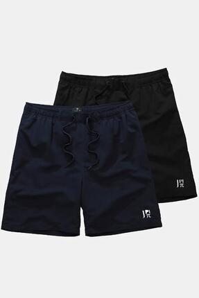 Hommes Bermuda QuickDry lot de deux taille élastique