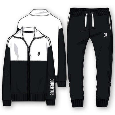 Fc Juventus Tuta Casa Felpata Bambino