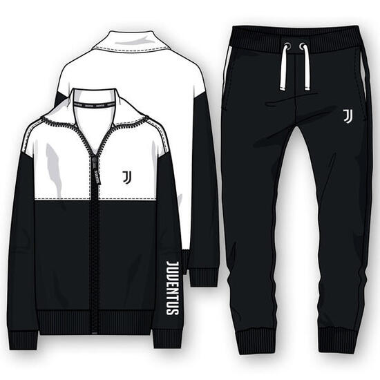 Fc Juventus Tuta Casa Felpata Bambino