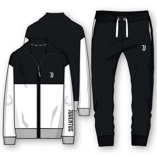 Fc Juventus Tuta Casa Felpata Bambino