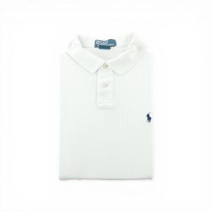 Reconditionné - Polo manches courtes Homme Blanc - Bon État