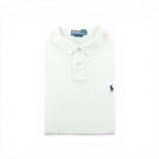 Reconditionné - Polo manches courtes Homme Blanc - Bon État