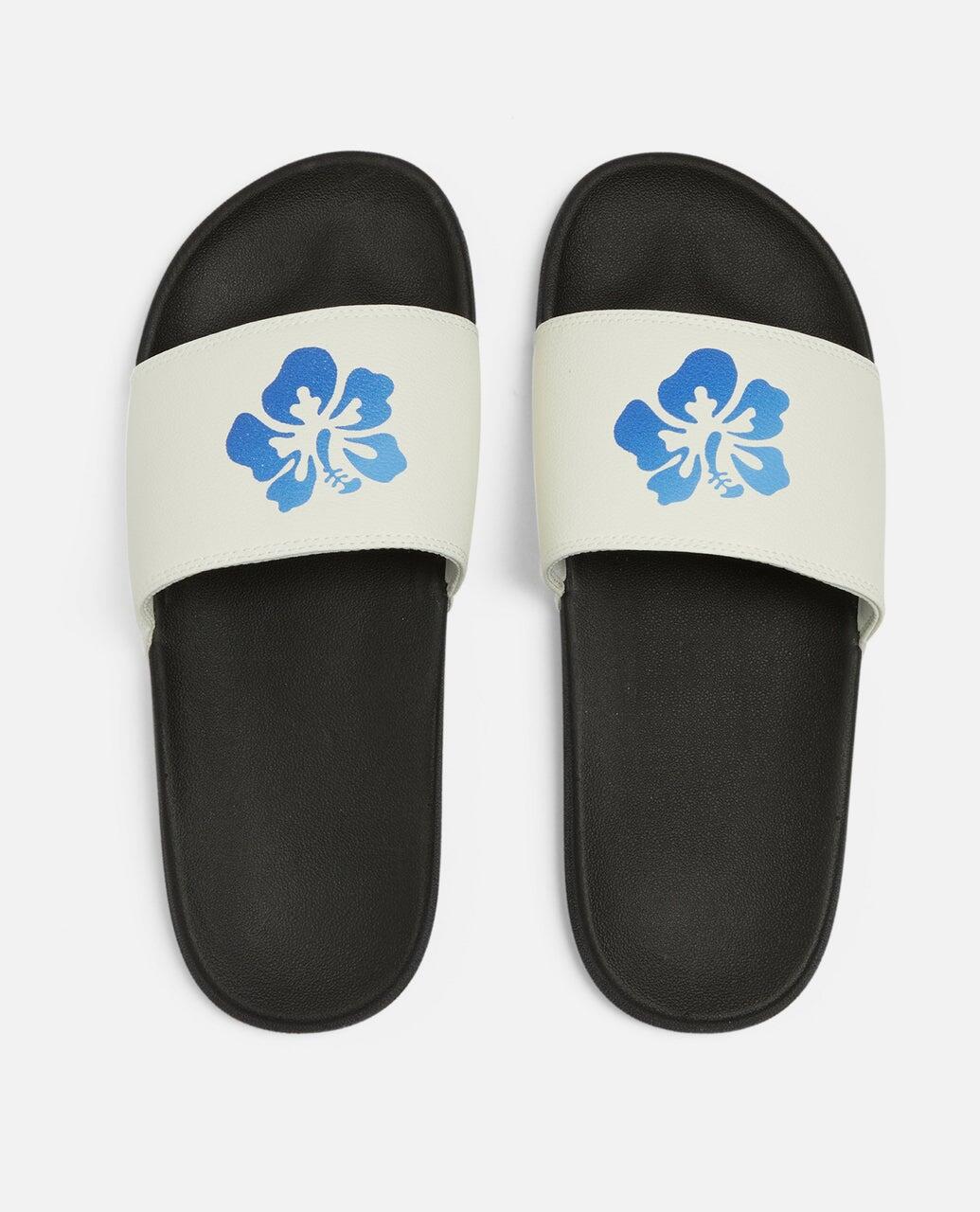 Ciabatte Unisex Icons Bloom Slide - Black/White 2/5