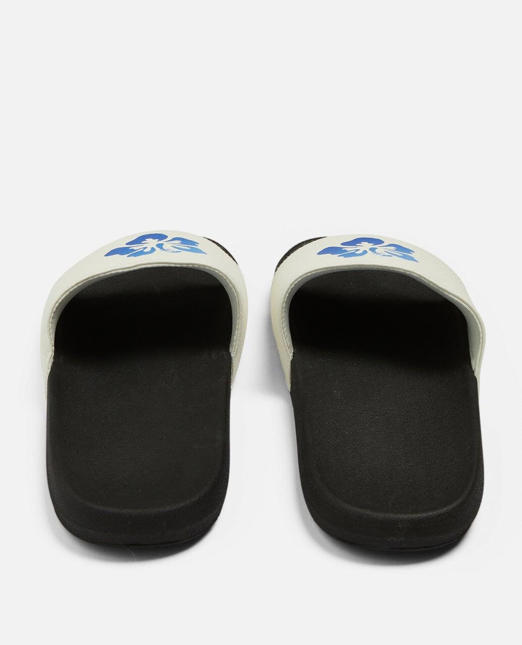 Ciabatte Unisex Icons Bloom Slide - Black/White 4/5