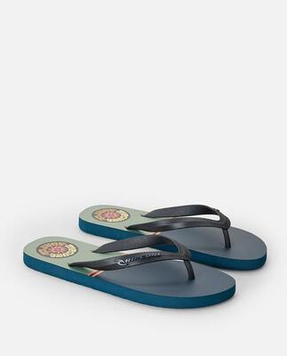 Sandalen unisex sessions bloom open toe - moss