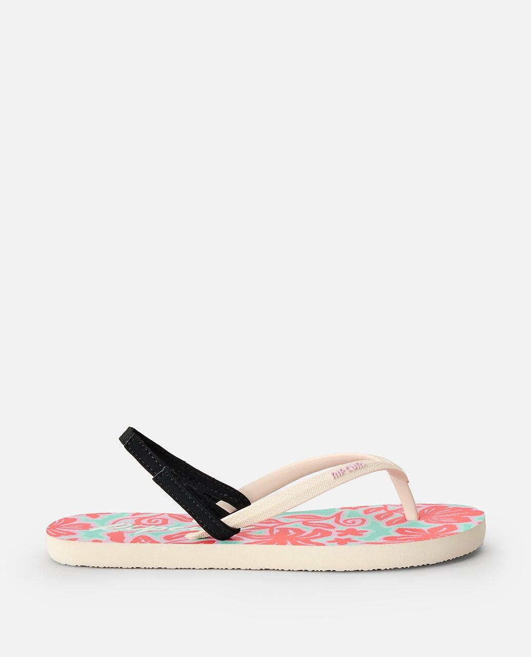 Tongs Unisex Mixed Bloom Fille - Teal 5/5