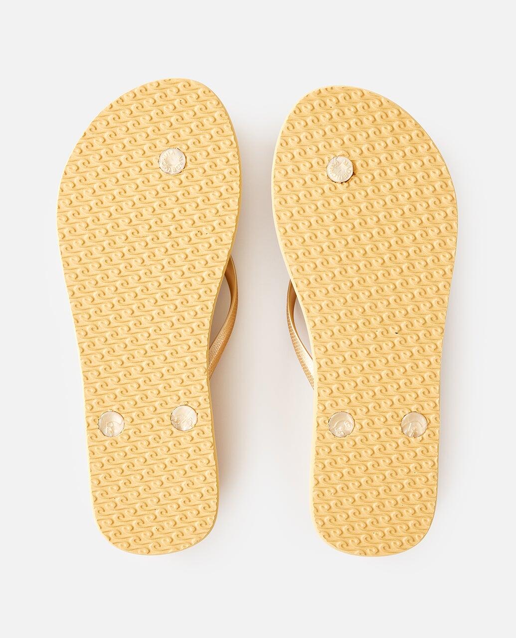 Tongs Unisex Premium Surf Bloom - Gold 4/5