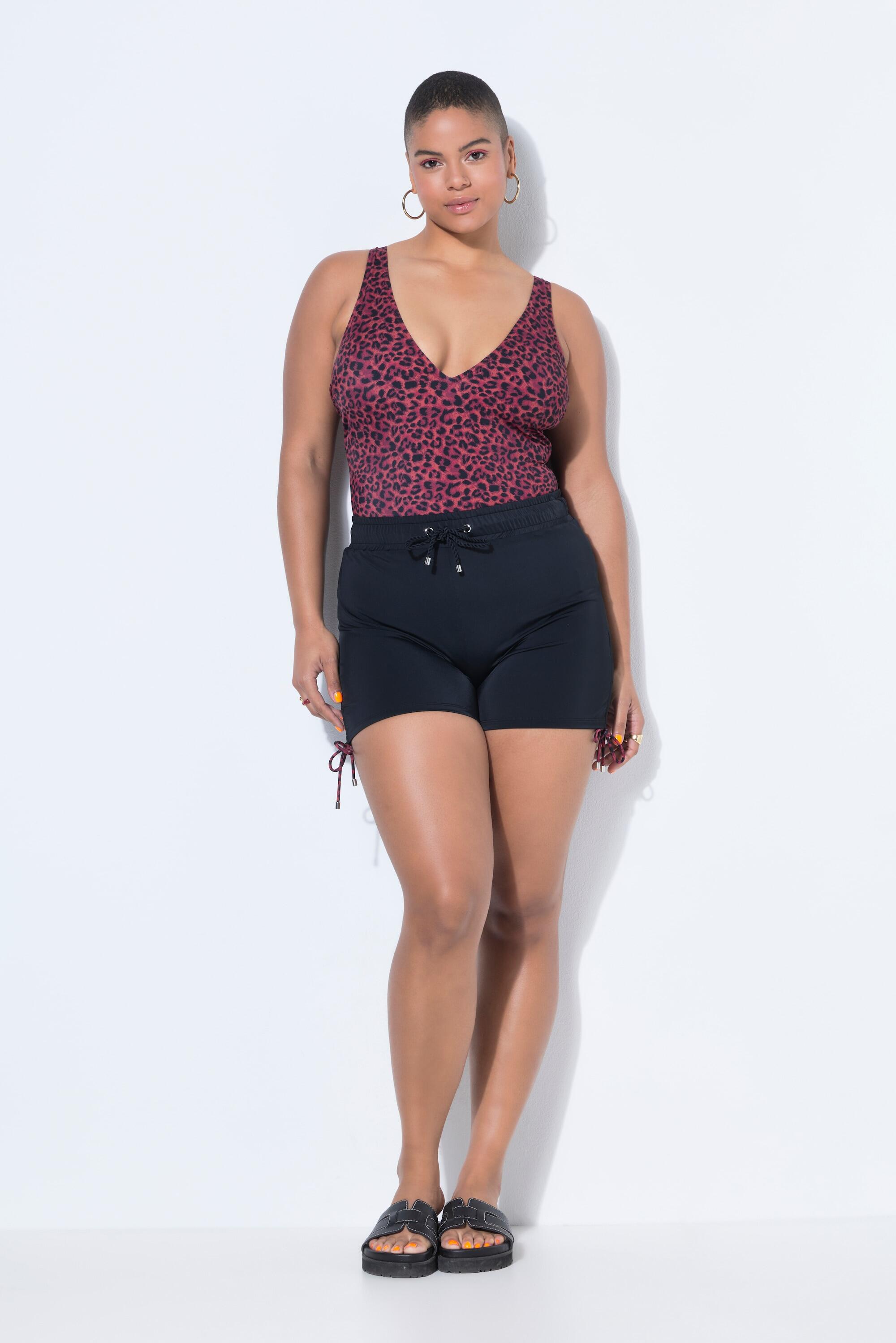 Femme Short de bain avec taille élastique fronces sur les côtés 3/7
