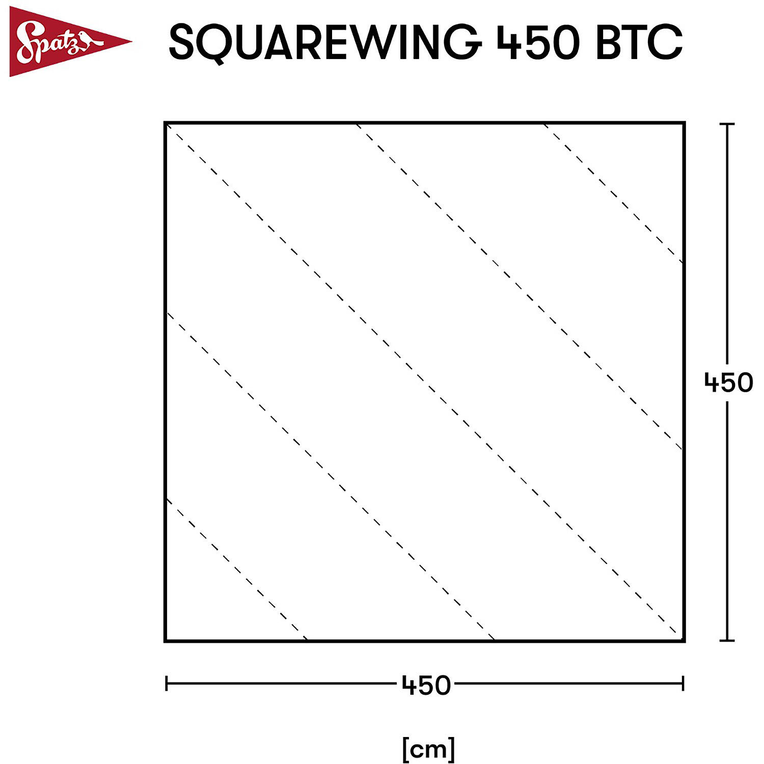 Unisex Zelte Spatz SQUAREWING 450 BTC TARP 3/3