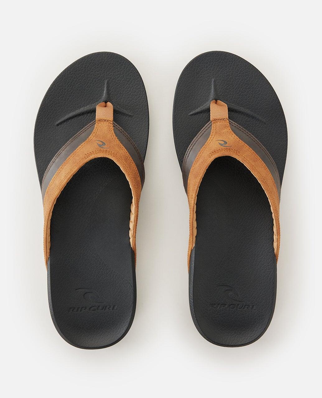 Zehentrenner Unisex Soft Top - Black/Brown 4/7