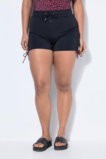 Femme Short de bain avec taille élastique fronces sur les côtés