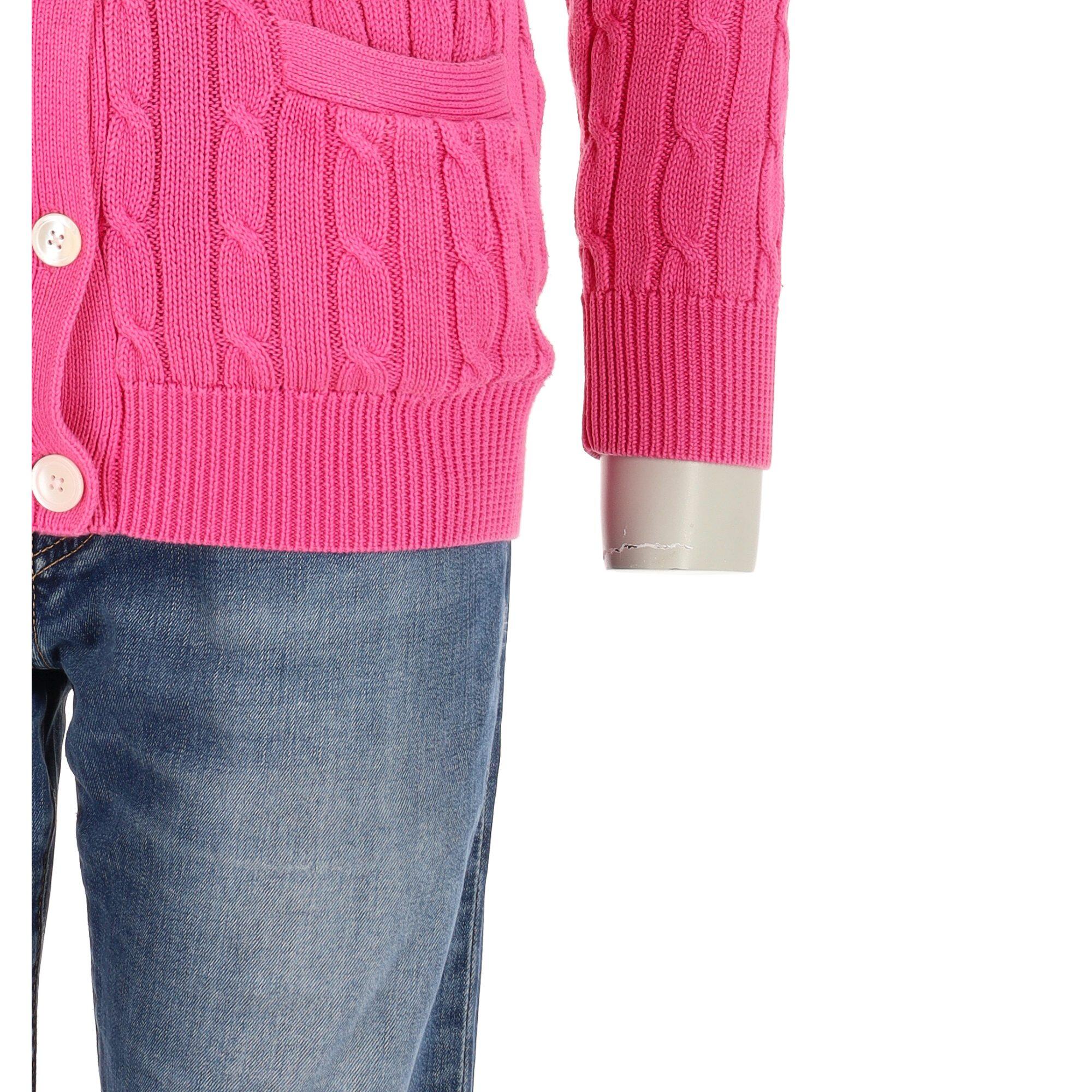 Segunda vida - Cardigan trançado feminino rosa Polo Ralph Lauren - Como novo 7/7