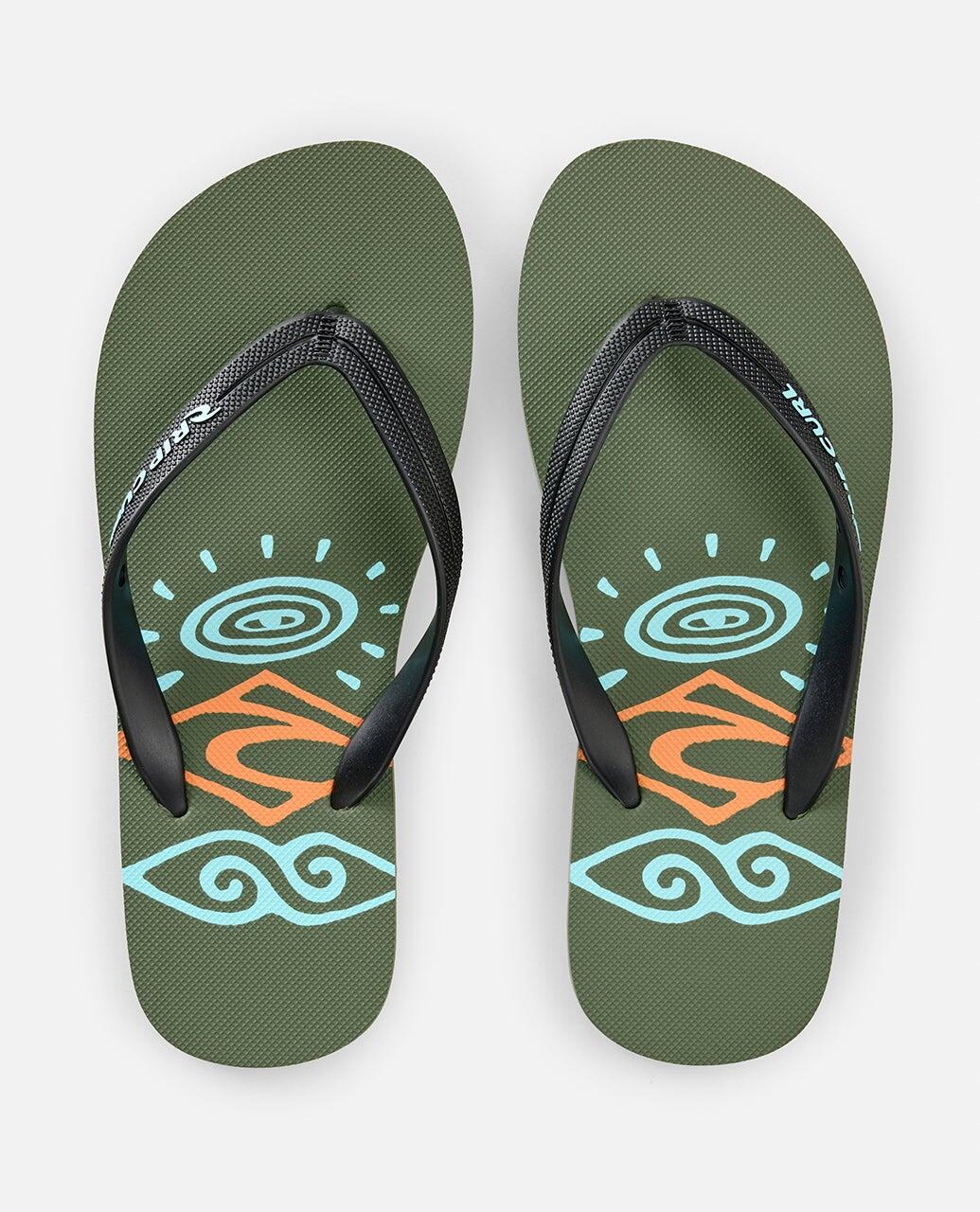 Sandales Unisex Sessions Bloom garçon - Olive 3/6