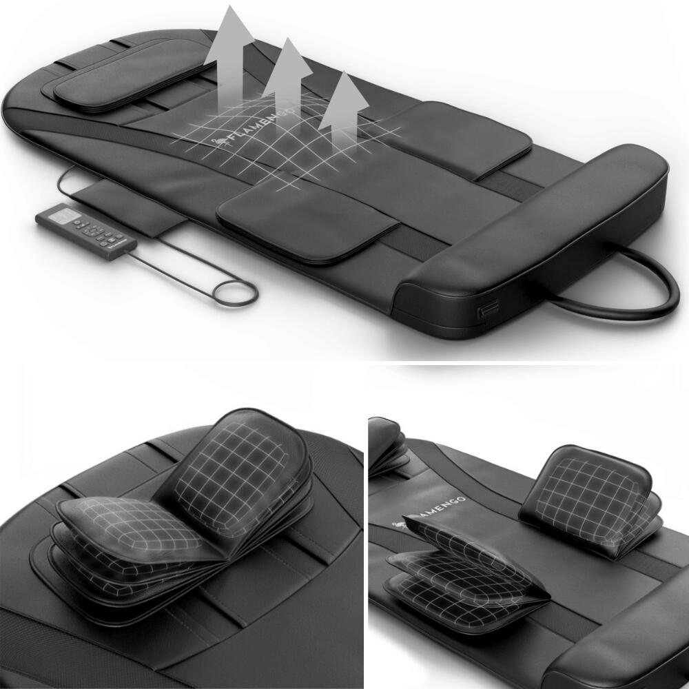 Flamengo InfraStretch Massagematte Infrarot, Vibration, Rcken & Nacken
