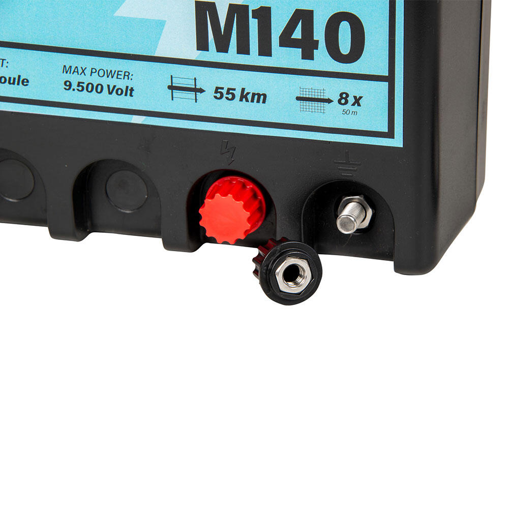Poste de clôture électrique M140 à Leds, secteur 230 V, 1.4 J 4/7
