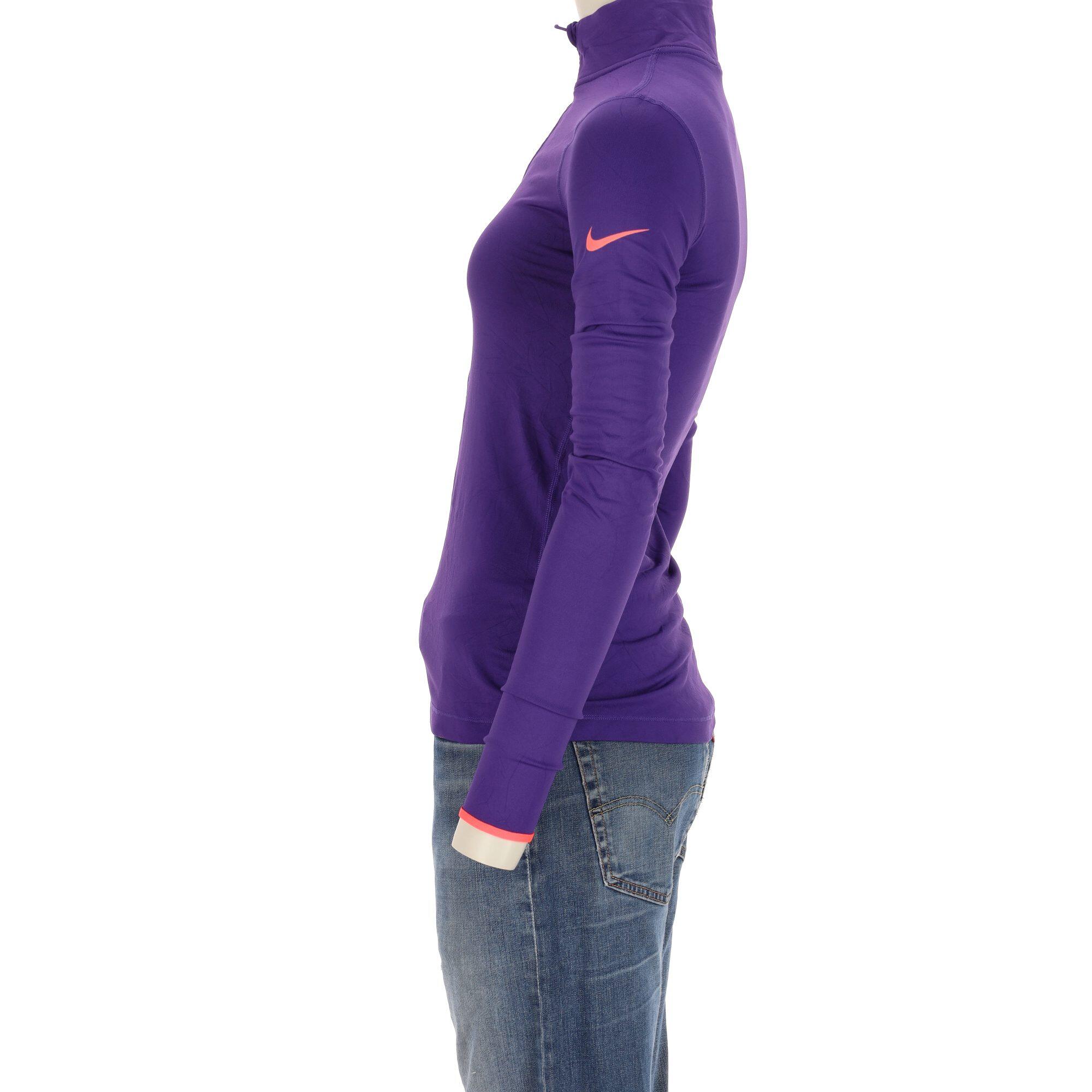 Reconditionné - Sweat Femme Dri-Fit Nike PRO Violet - Excellent 3/7