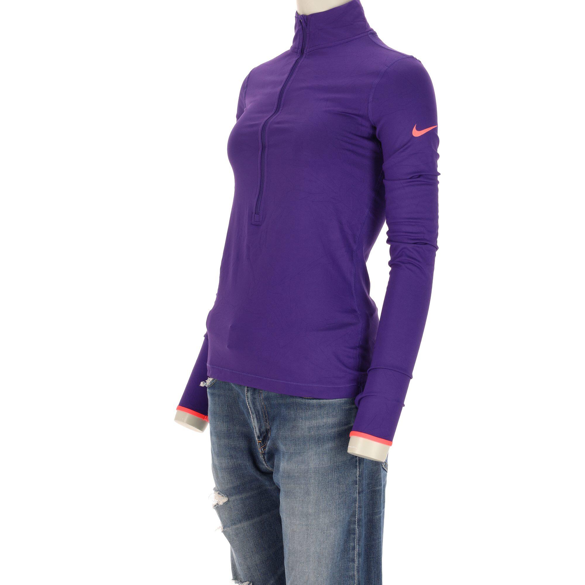Reconditionné - Sweat Femme Dri-Fit Nike PRO Violet - Excellent 4/7