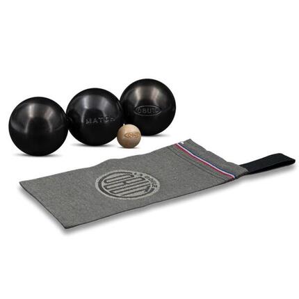 Obut Competition Boule-Set Stahl gestreift