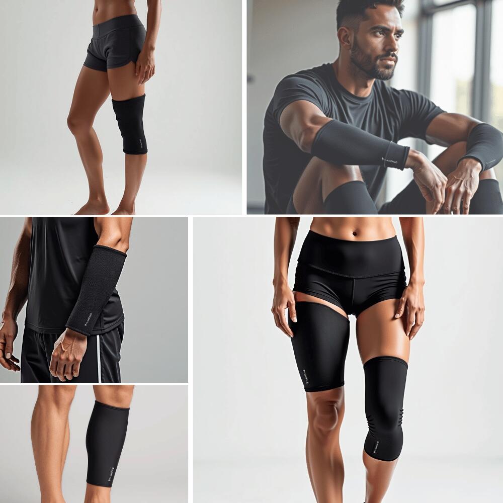 Flamengo® Hot Cold manchon compression S – gel pack bras genou mollet 5/8