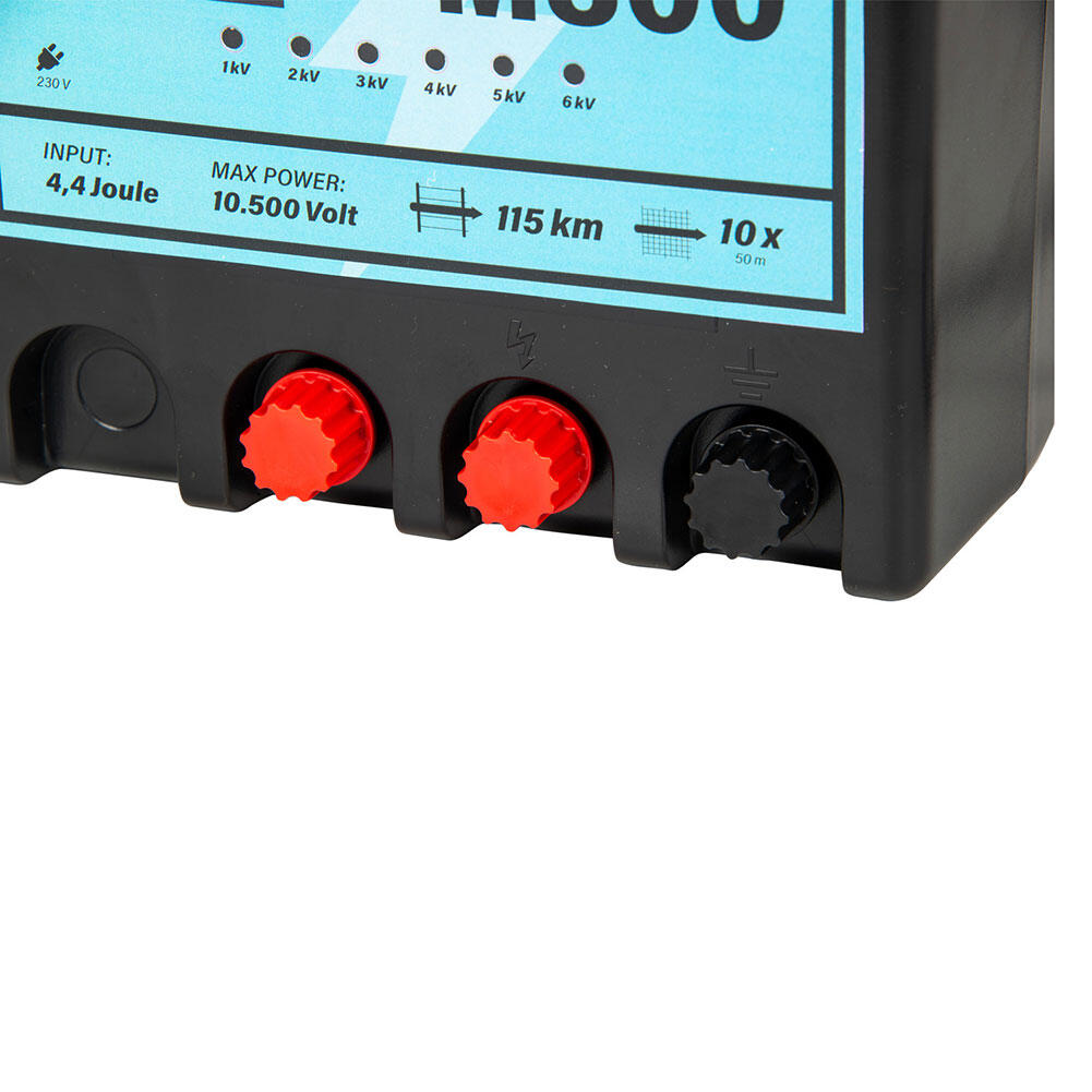 Poste de clôture électrique M300 à Leds, secteur 230 V, 3 J 6/7