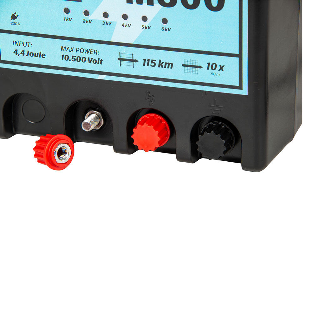 Poste de clôture électrique M300 à Leds, secteur 230 V, 3 J 5/7
