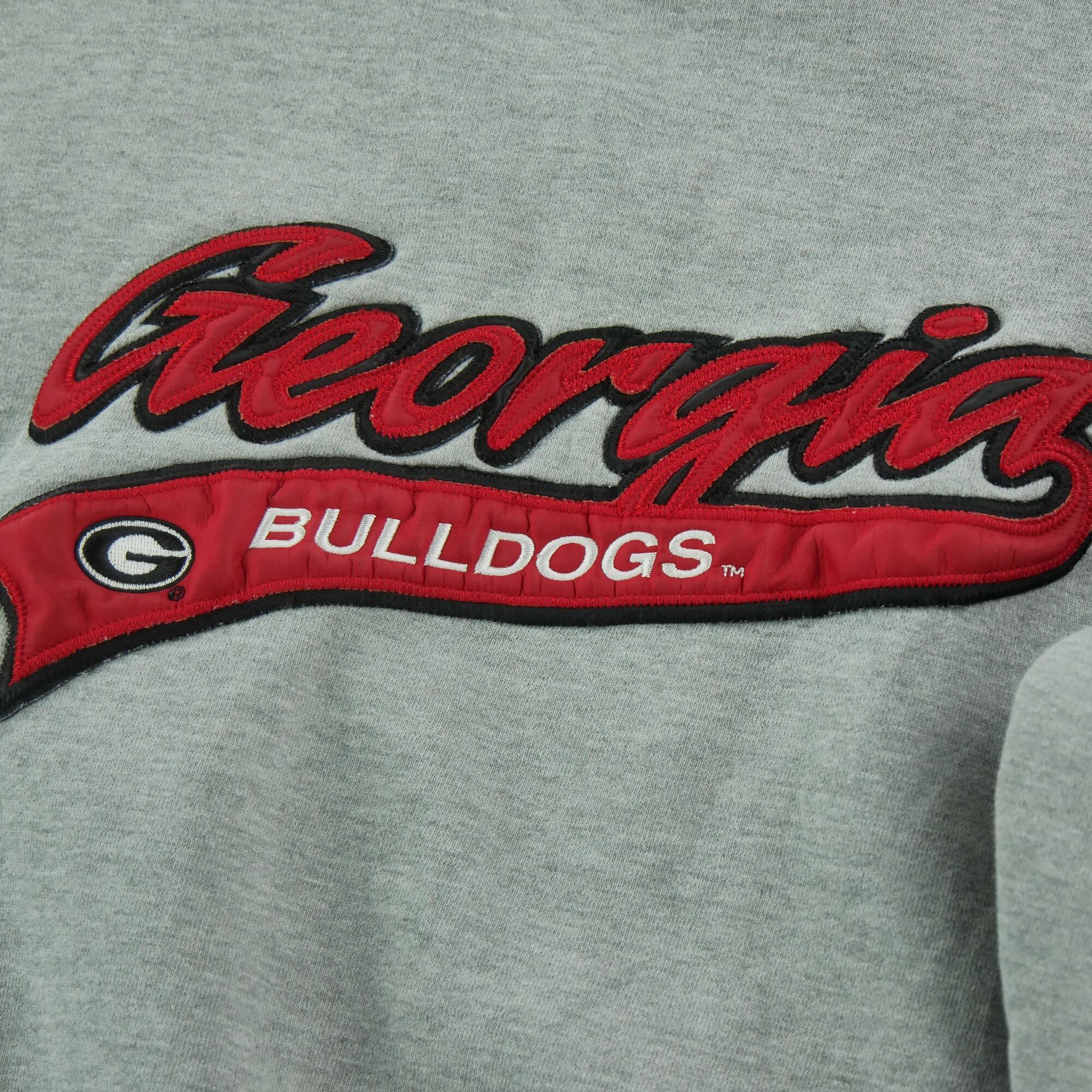 Reconditionné - Pull Homme Georgia Bulldogs NCAA Gris - Bon État 4/6