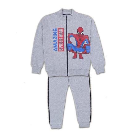 Ensemble de survêtement Spiderman 2 pièces gris 7/8 ans