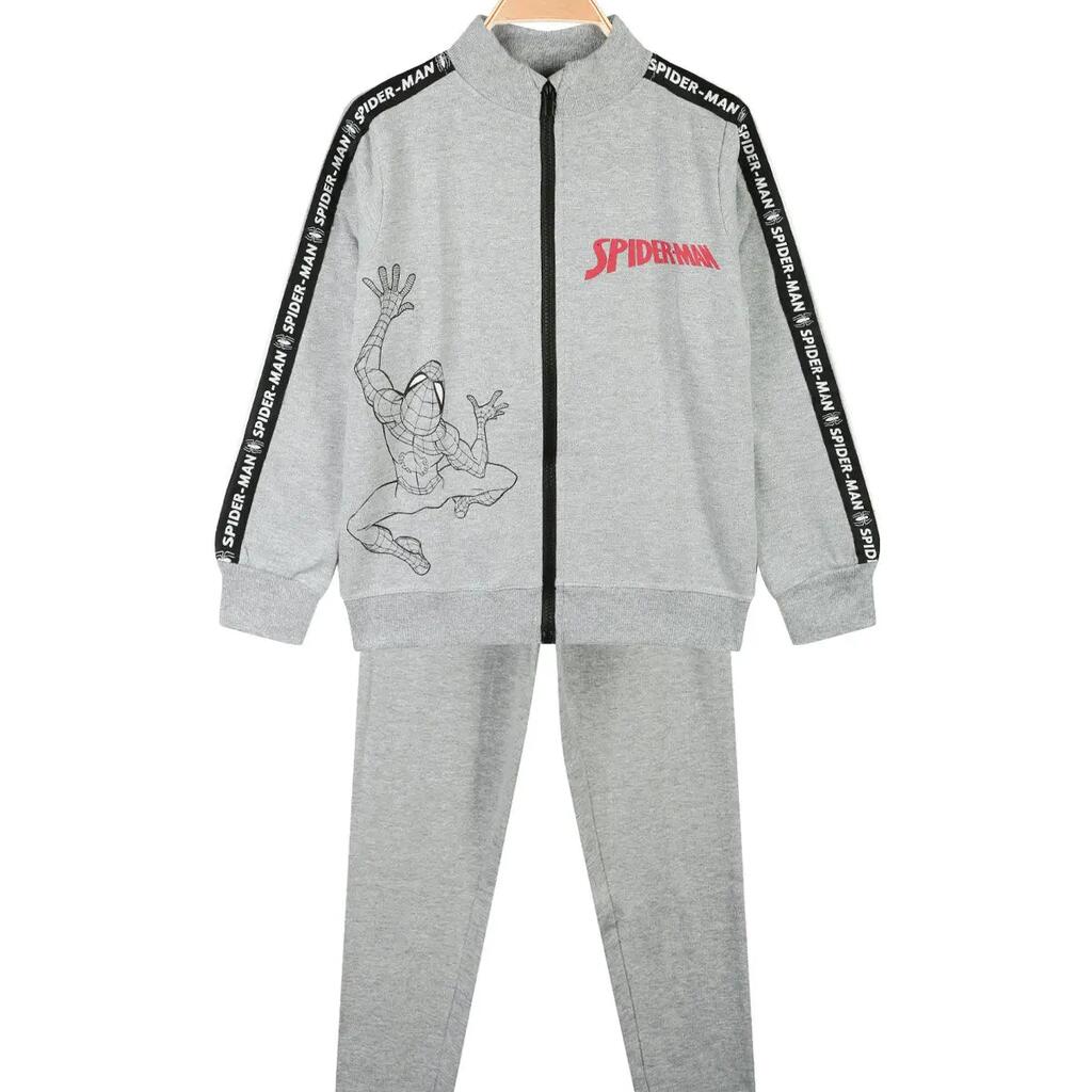 Spiderman Marvel Zip-Up Suit Grey