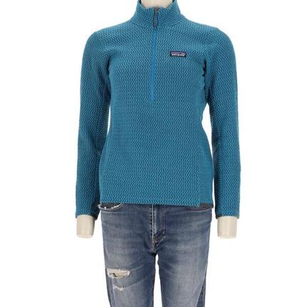 Reconditionné - Pull polaire Femme Turquoise - Très Bon État