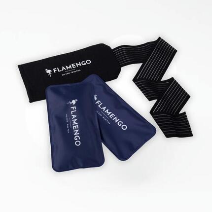 Flamengo Hot & Cold Wrap Pack – 2x Gel Kühlkompresse Warm Kalt Band