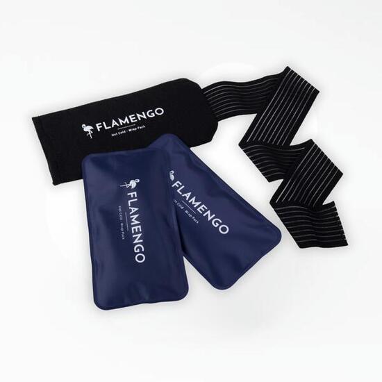 Flamengo Hot & Cold Wrap Pack – 2x Gel Kühlkompresse Warm Kalt Band