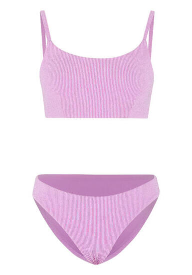 Bikini-Set in Smoke Fabric Bikini Tight Fit