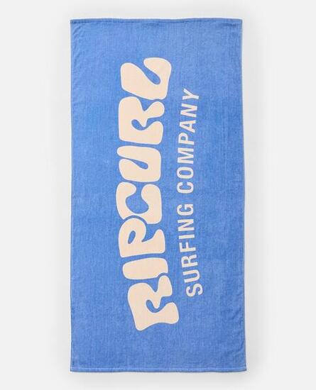 Serviette de plage Graphic Standard - Blue/Natural