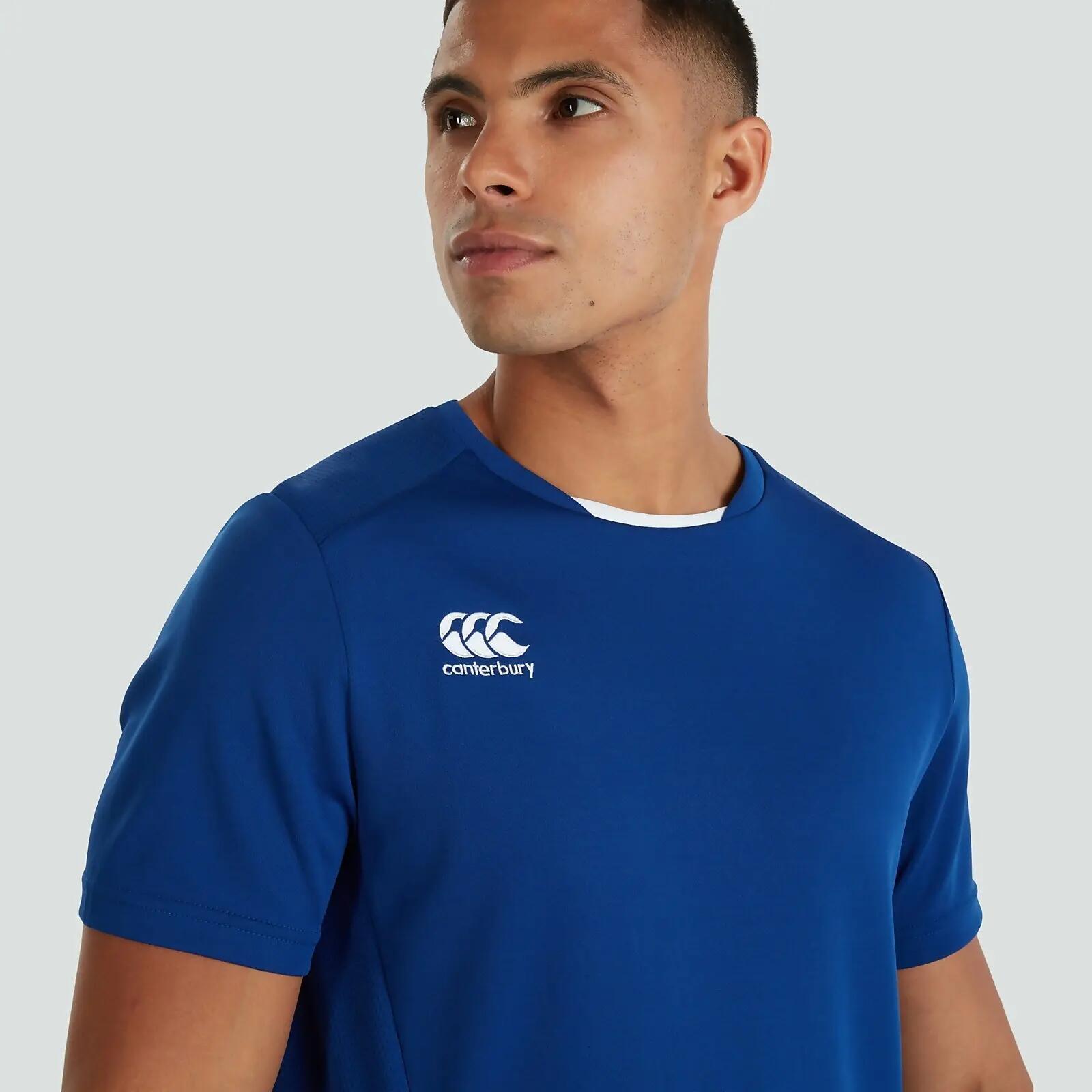 T-shirt sport rugby - hommes Adultes bleu 4/5