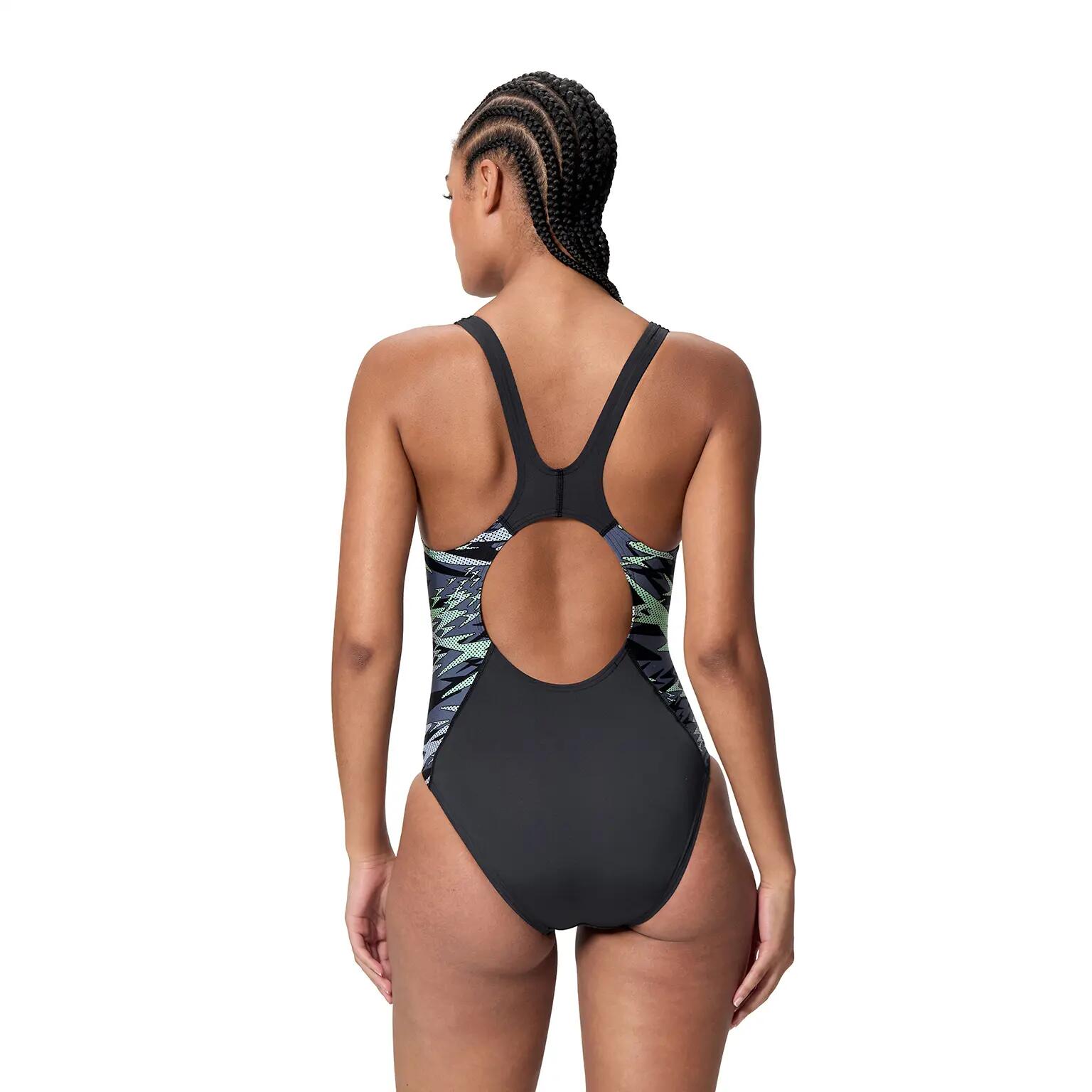 Dames zwempak uit 1 stuk Speedo Hyperboom Splice Muscleb 4/5