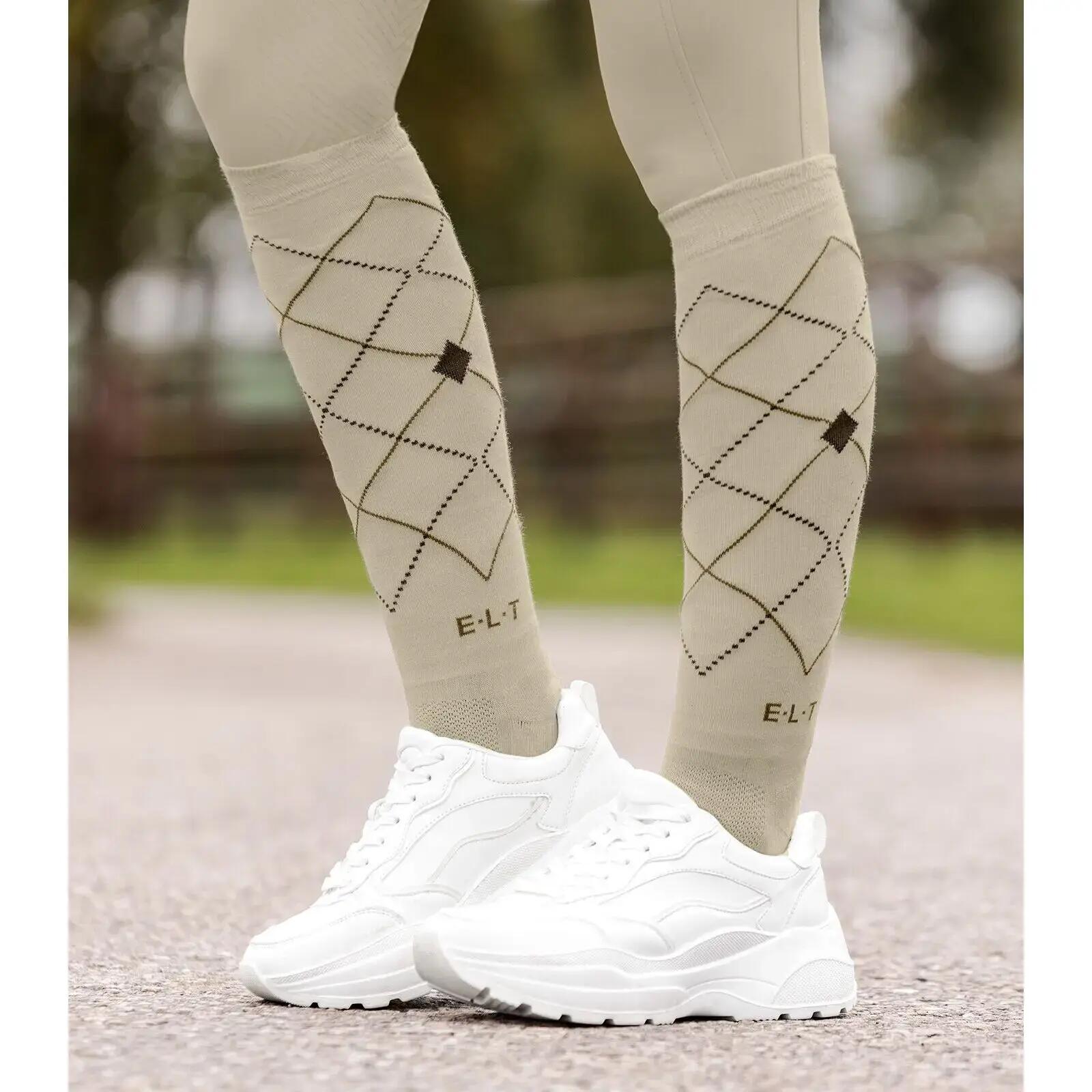 Riding socks woman ELT Argyle 2/2