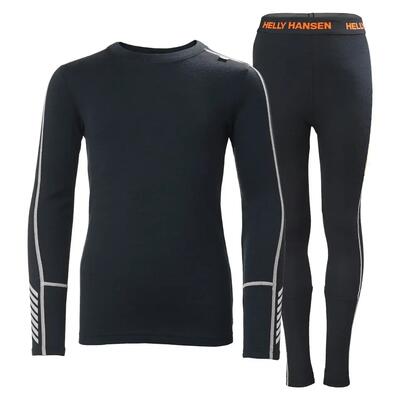 Merinoswol kinderset helly hansen lifa midweight