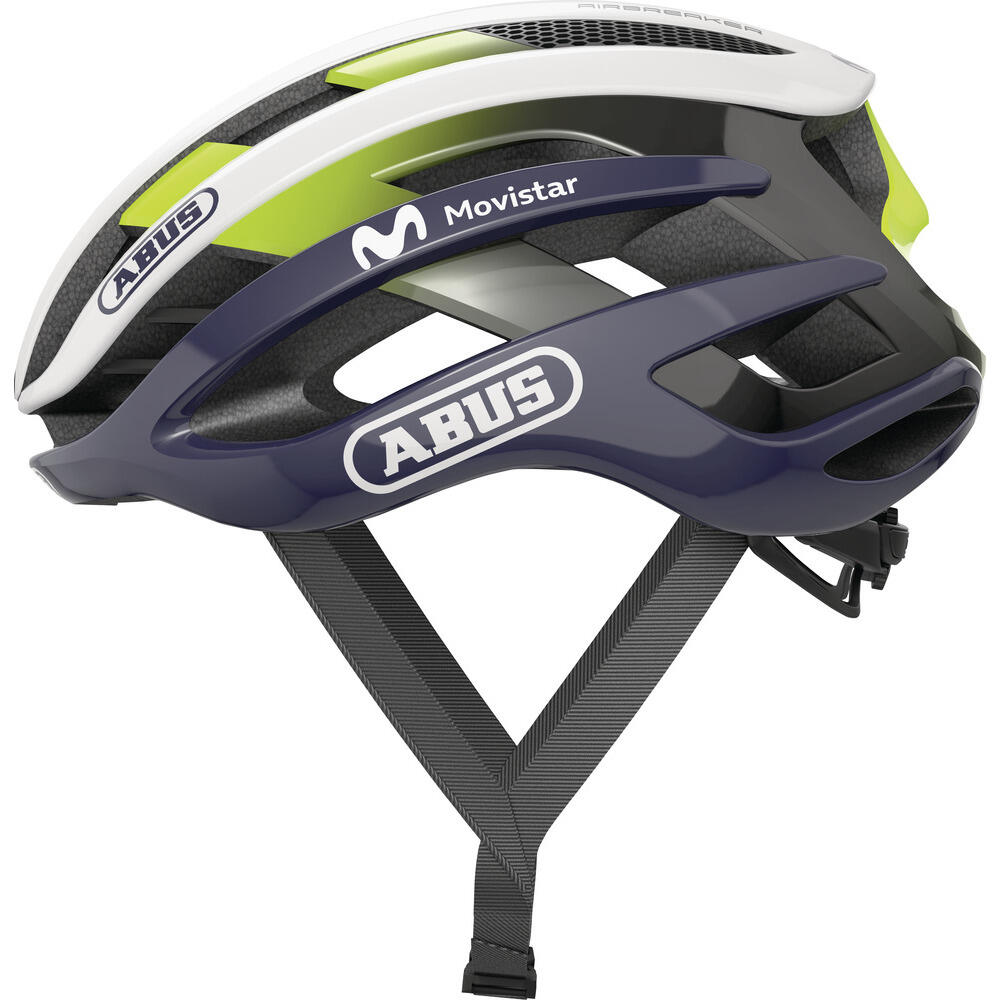 Cap Abus AirBreaker Movistar Team 24 1/7