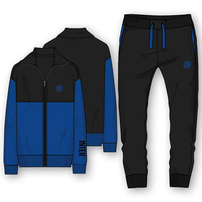 Fc Inter Tuta Casa Felpata Bambino