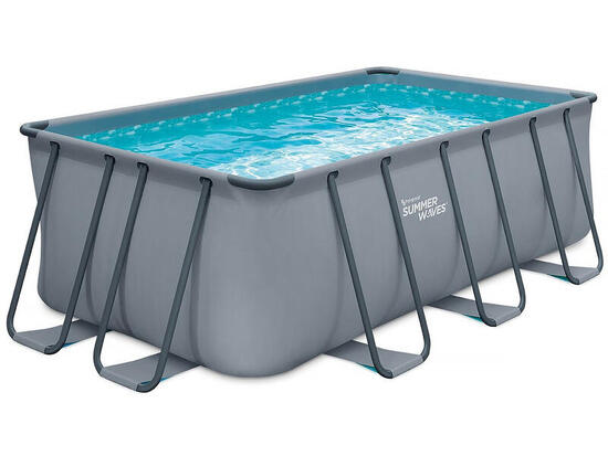 Piscine tubulaire Ludo 2 - 4,01 x 2,01 x 1,22 m - Sans filtration