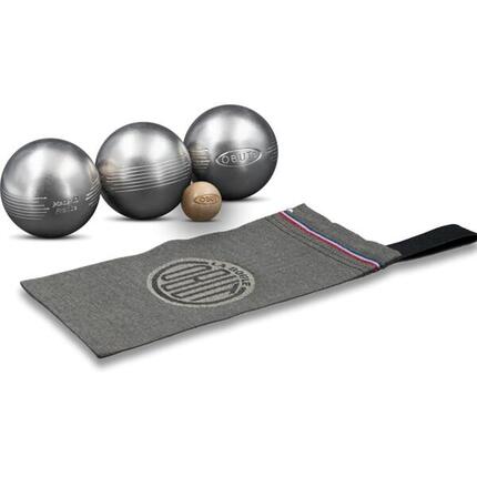 Jeu de trois boules de pétanques Inox Mixte Obut Side
