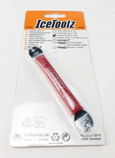 Buzaglo Clé de Nipple ICETOOLZ 12K4 pour Nippels de 3,45 mm 1/1