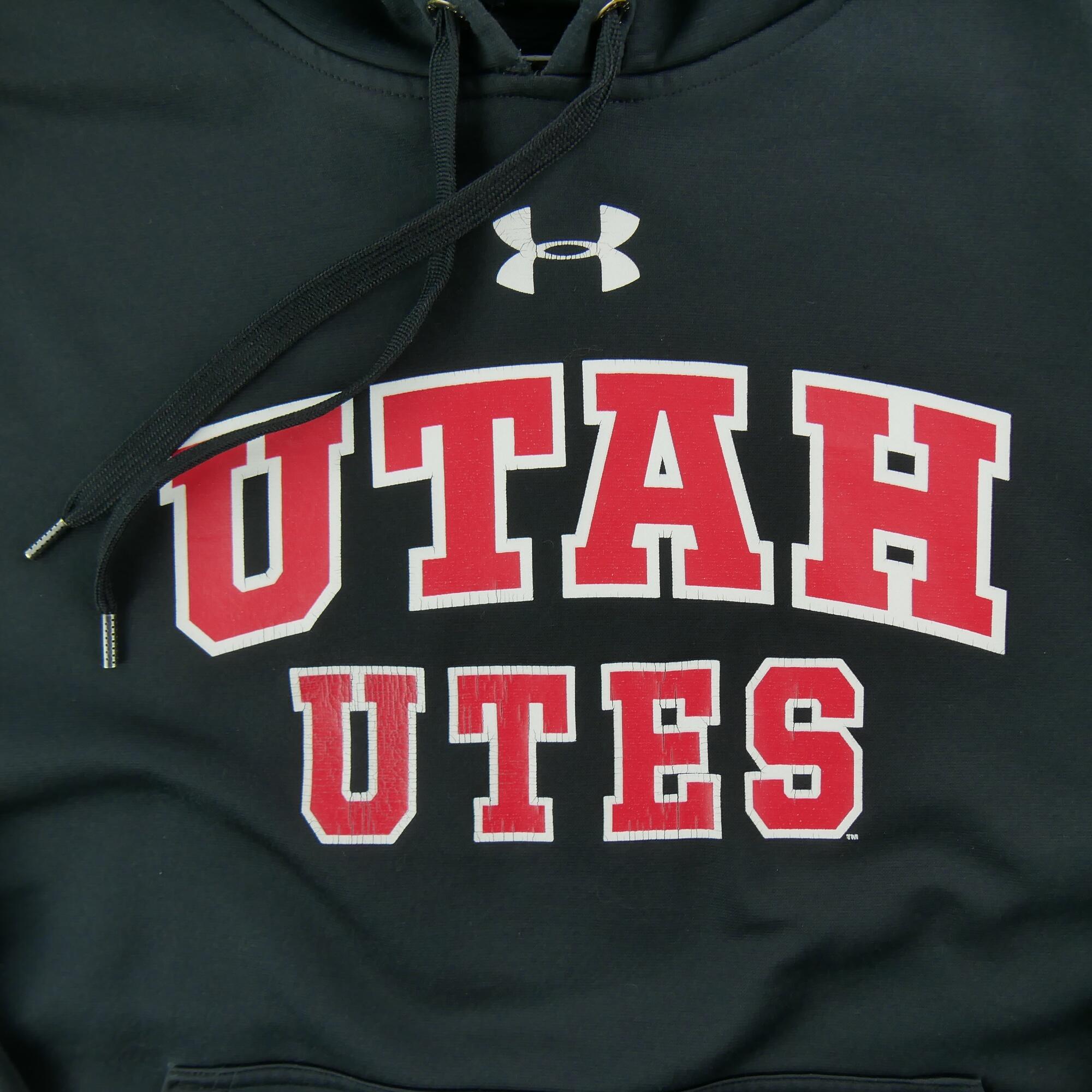 Refurbished - Herren Kapuzenpullover Utah NCAA Under Armour - In gutem Zustand 3/7