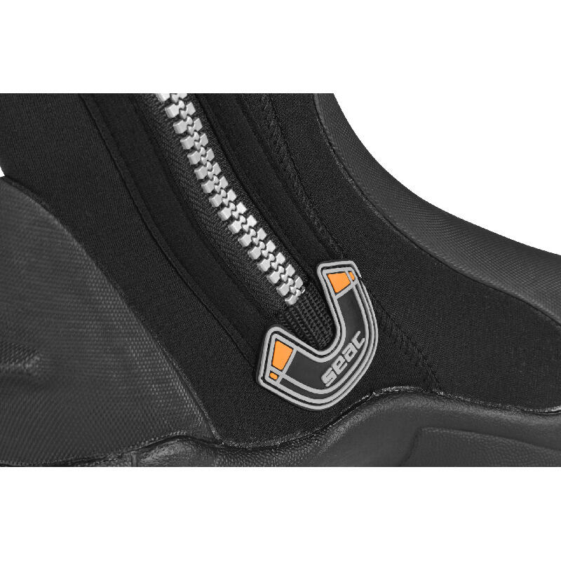 Buty nurkowe Seac Pro 6mm z twardą podeszwą i zamkiem 4/7