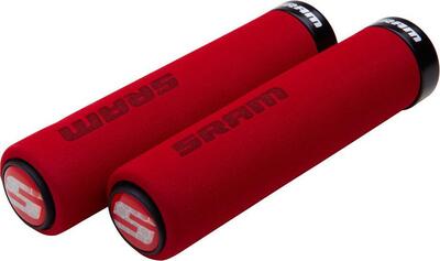 Sram foam grips lock-on red / black