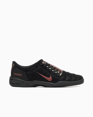 Voetbalschoenen nike total 90 premium tiempo - zwart/rood sepia/zwart