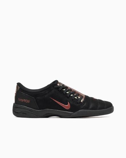 Botas de fútbol Nike Total 90 Premium Tiempo - Negro/Rojo Sepia