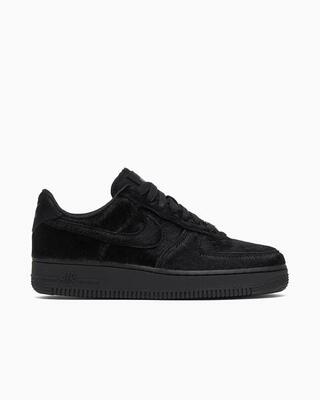 Nike Women's Air Force 1 '07 Black Pony Hair