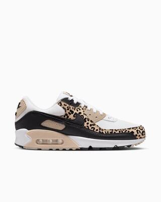 Nike Women's Air Max 90 Leopard Sanddrift Black